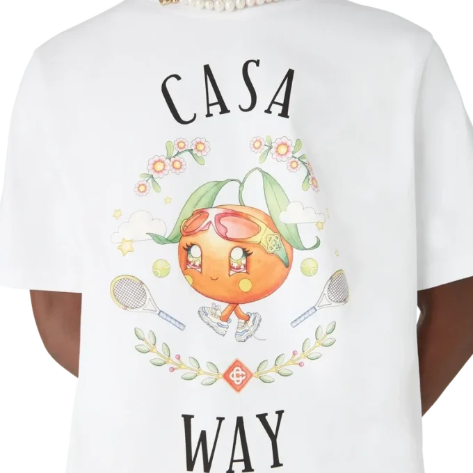 Casa Way Orange Mascot T-shirt med korte ærmer