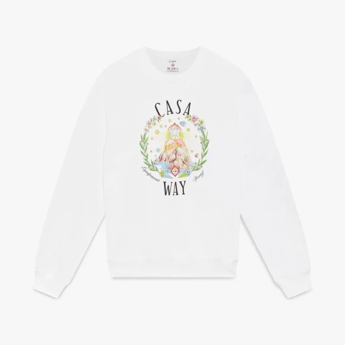 Casa Way sweatshirt med rund hals Casa Way sweatshirt med rund hals