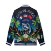 Casablanca Athletic Club silke-skjorte