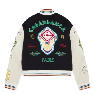 Chenille-patchwork-bomberjakke