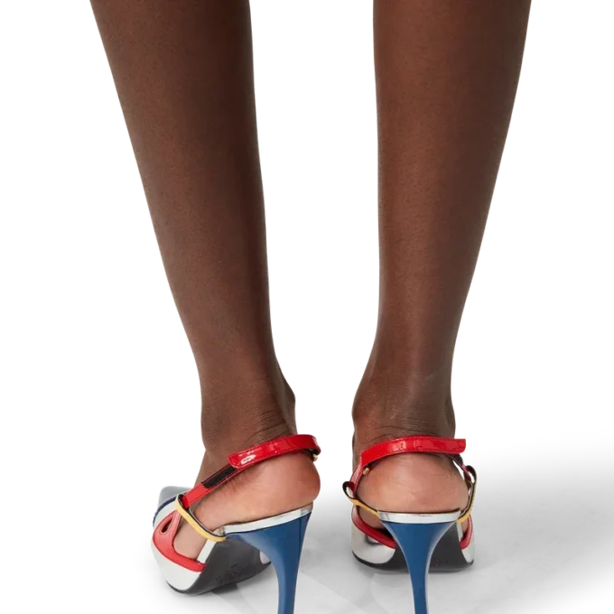 Chrome Arch Slingback-pumps Chrome Arch Slingback-pumps