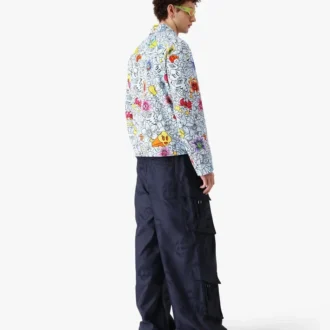 Collage D’icones Graphiques Repeat Zip-Up-jakke