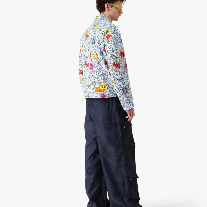 Collage D’icones Graphiques Repeat Zip-Up-jakke