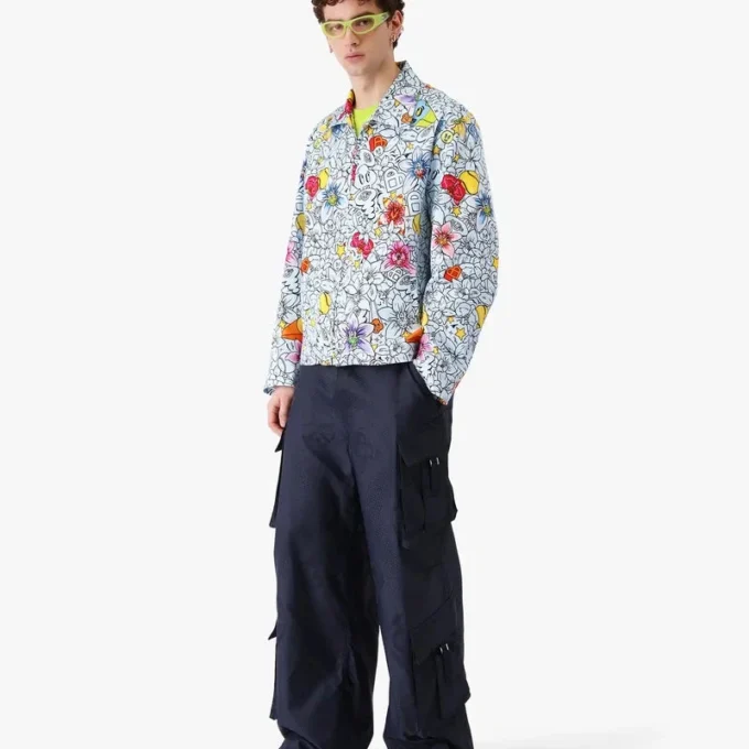 Collage D’icones Graphiques Repeat Zip-Up-jakke