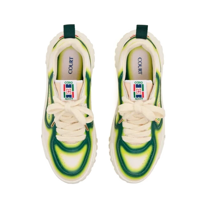 Court Green Fade-sneaker til kvinder