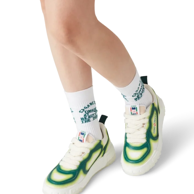 Court Green Fade-sneaker til kvinder
