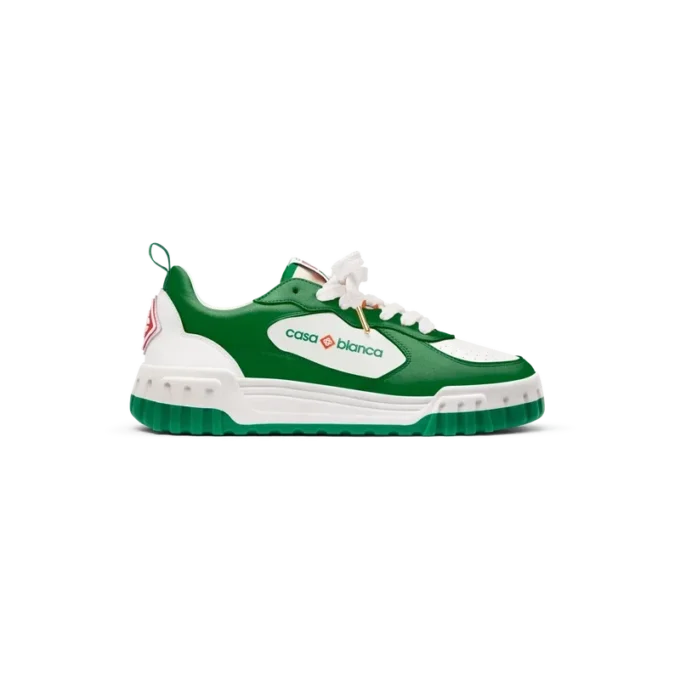 Court grøn og hvid sneakers til kvinder