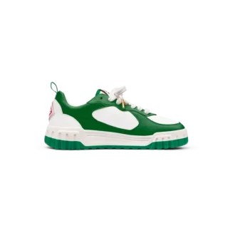 Court grøn og hvid sneakers til kvinder