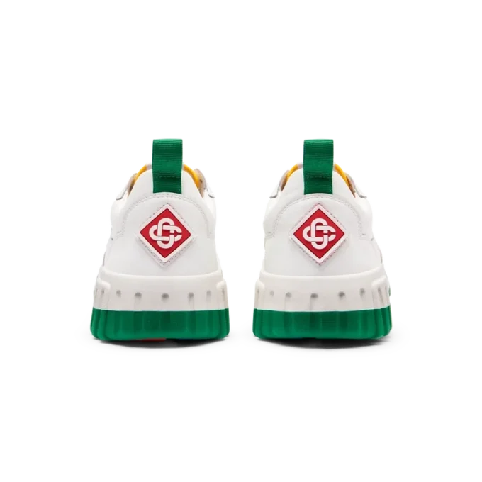 Court hvid og grøn sneakers til kvinder