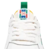 Court hvid og grøn sneakers til kvinder