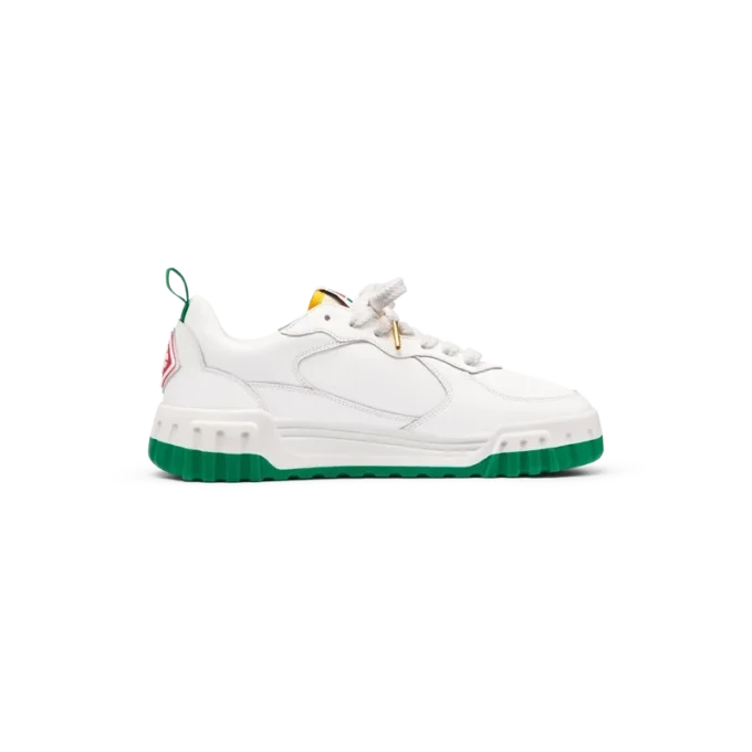 Court hvid og grøn sneakers til kvinder