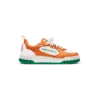 Court orange og hvid sneakers til kvinder