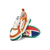 Court orange og hvid sneakers til kvinder