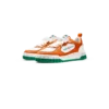 Court orange og hvid sneakers til kvinder
