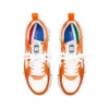 Court orange og hvid sneakers til kvinder