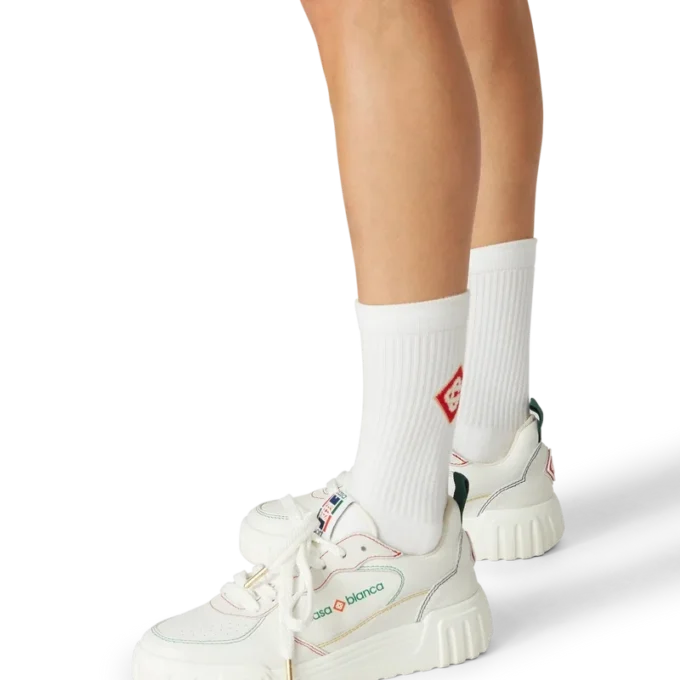 Court White & Multicolour sneakers til kvinder