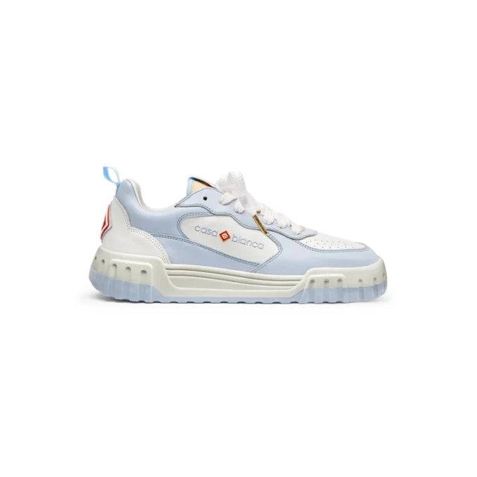 Court White & Powder Blue Sneaker til kvinder