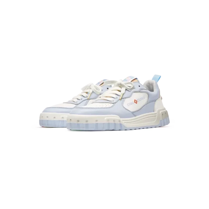 Court White & Powder Blue Sneaker til kvinder