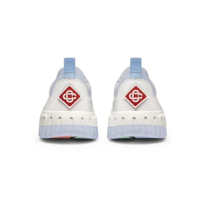 Court White & Powder Blue Sneaker til kvinder