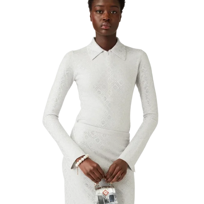 Crystal Monogram strikbodysuit