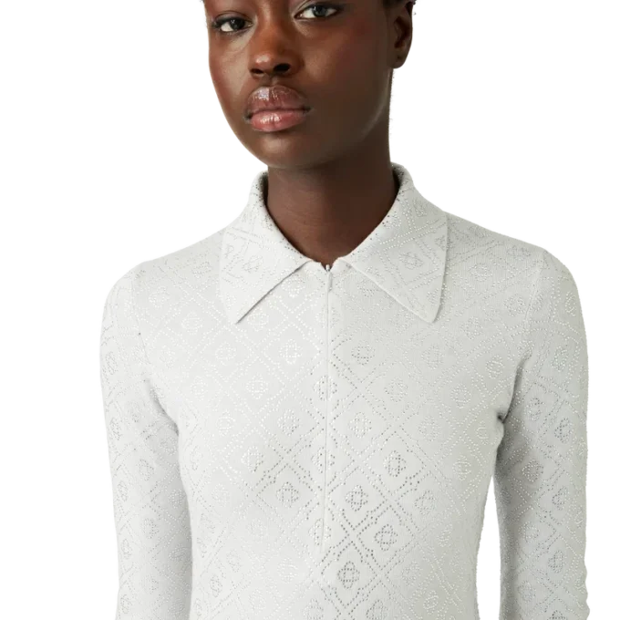 Crystal Monogram strikbodysuit