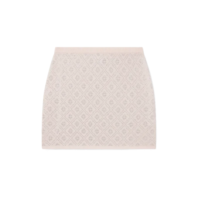 Crystal Monogram strikket minidress