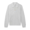 Crystal Monogram strikket poloshirt