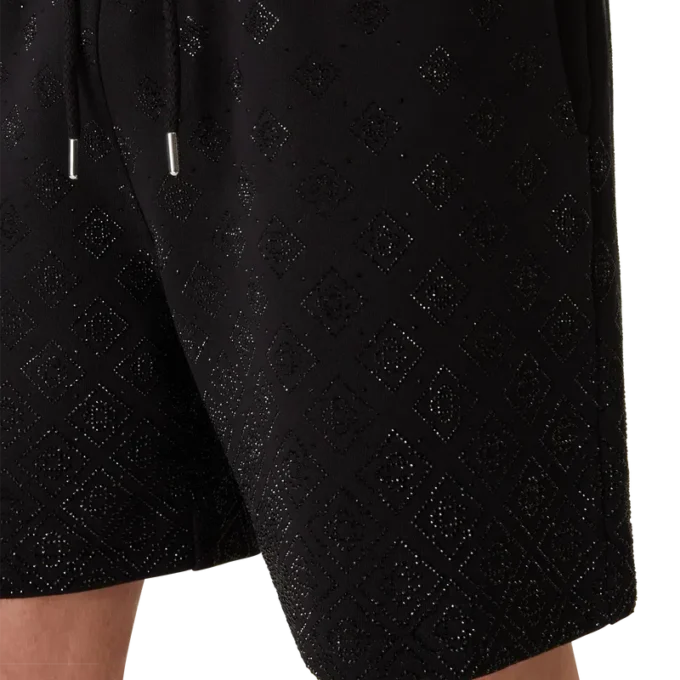 Crystal Monogram Sweatshorts Crystal Monogram Sweatshorts