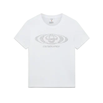 Crystal Warped Logo T-shirt med kort ærme i shorts