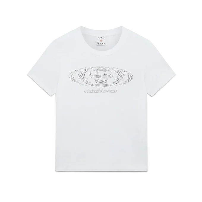 Crystal Warped Logo T-shirt med kort ærme i shorts