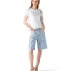 Crystal Warped Logo T-shirt med kort ærme i shorts