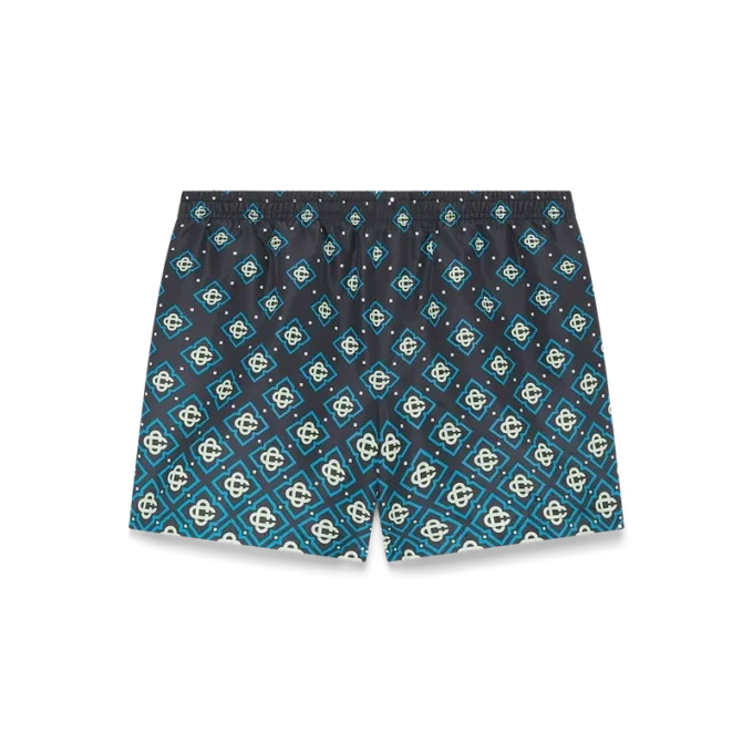 Degrade Black Monogram-Shorts