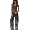 Degrade sort monogram-badedragt Degrade sort monogram-badedragt