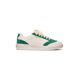 Del Mar hvid og grøn herresneaker
