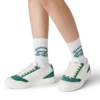 Del Mar hvid og grøn sneakers til kvinder