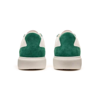 Del Mar hvid og grøn herresneaker