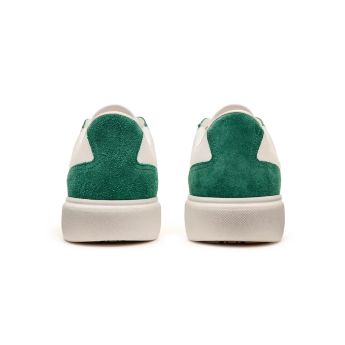 Del Mar hvid og grøn sneakers til kvinder