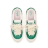 Del Mar hvid og grøn sneakers til kvinder