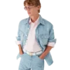 Denim-monogramskjorte