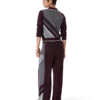 Diagonal Tennis Merino langærmet poloshirt