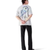 Flaming Tennis Ball Oversized kortærmet T-shirt