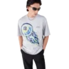 Flaming Tennis Ball Oversized kortærmet T-shirt