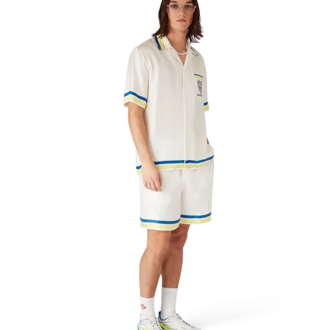Flaming Tennis Club Icon silke-Shorts