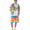 Fluffy Stripe Oversized Shorts Fluffy Stripe Oversized Shorts