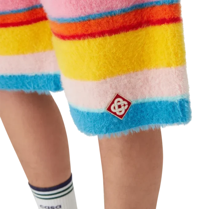 Fluffy Stripe Oversized Shorts Fluffy Stripe Oversized Shorts
