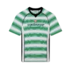 Fodbold-T-shirt med paneler i gradientstriber