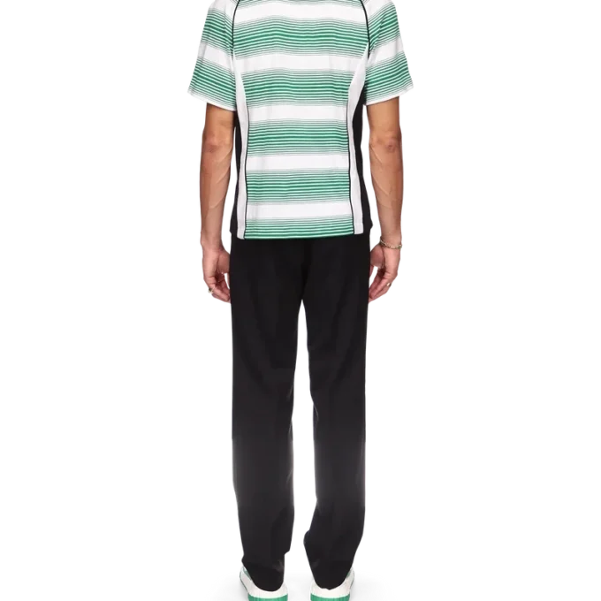 Fodbold-T-shirt med paneler i gradientstriber
