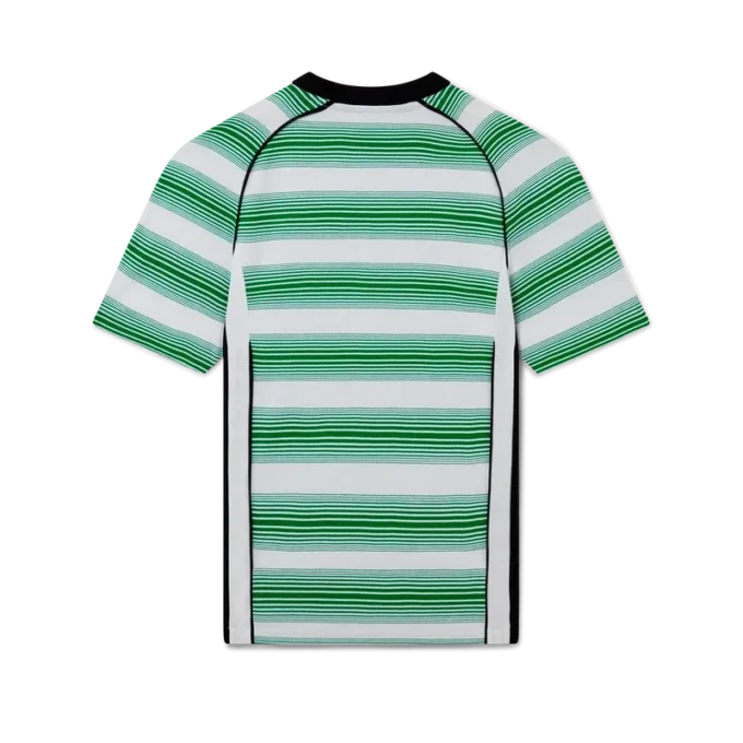 Fodbold-T-shirt med paneler i gradientstriber