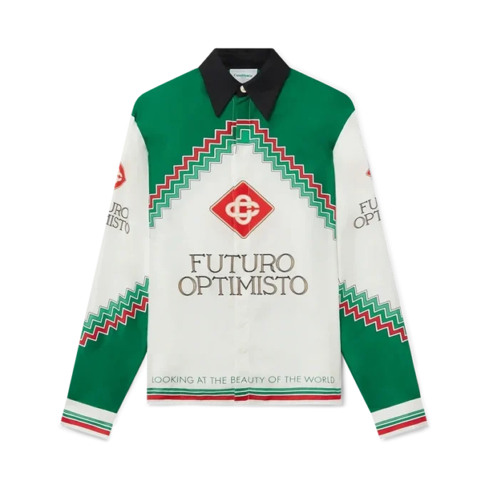 Futuro Optimisto silke-skjorte Futuro Optimisto silke-skjorte