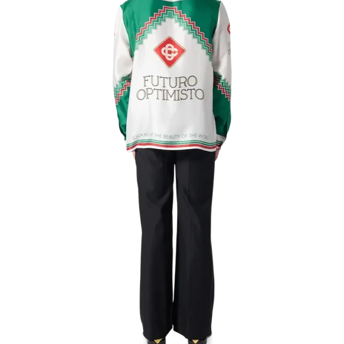 Futuro Optimisto silke-skjorte Futuro Optimisto silke-skjorte